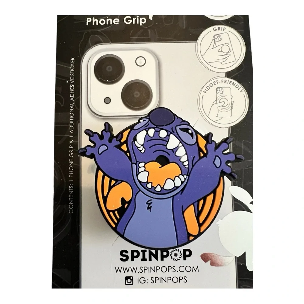 NWT Disney Spinpop Stitch Phone Grip